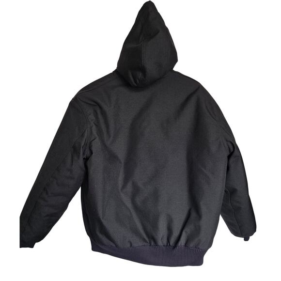 Carhartt Black Loose Fit Quilted Liner Full Zip Men's Coat XL - Picture 2 of 11